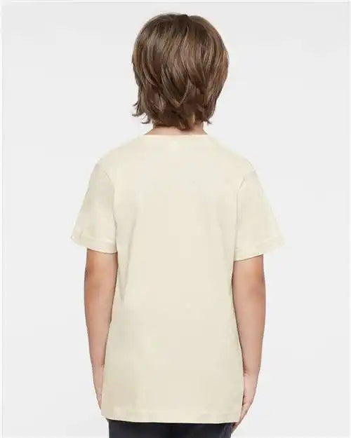 Lat 6101 Youth Fine Jersey Tee - Natural