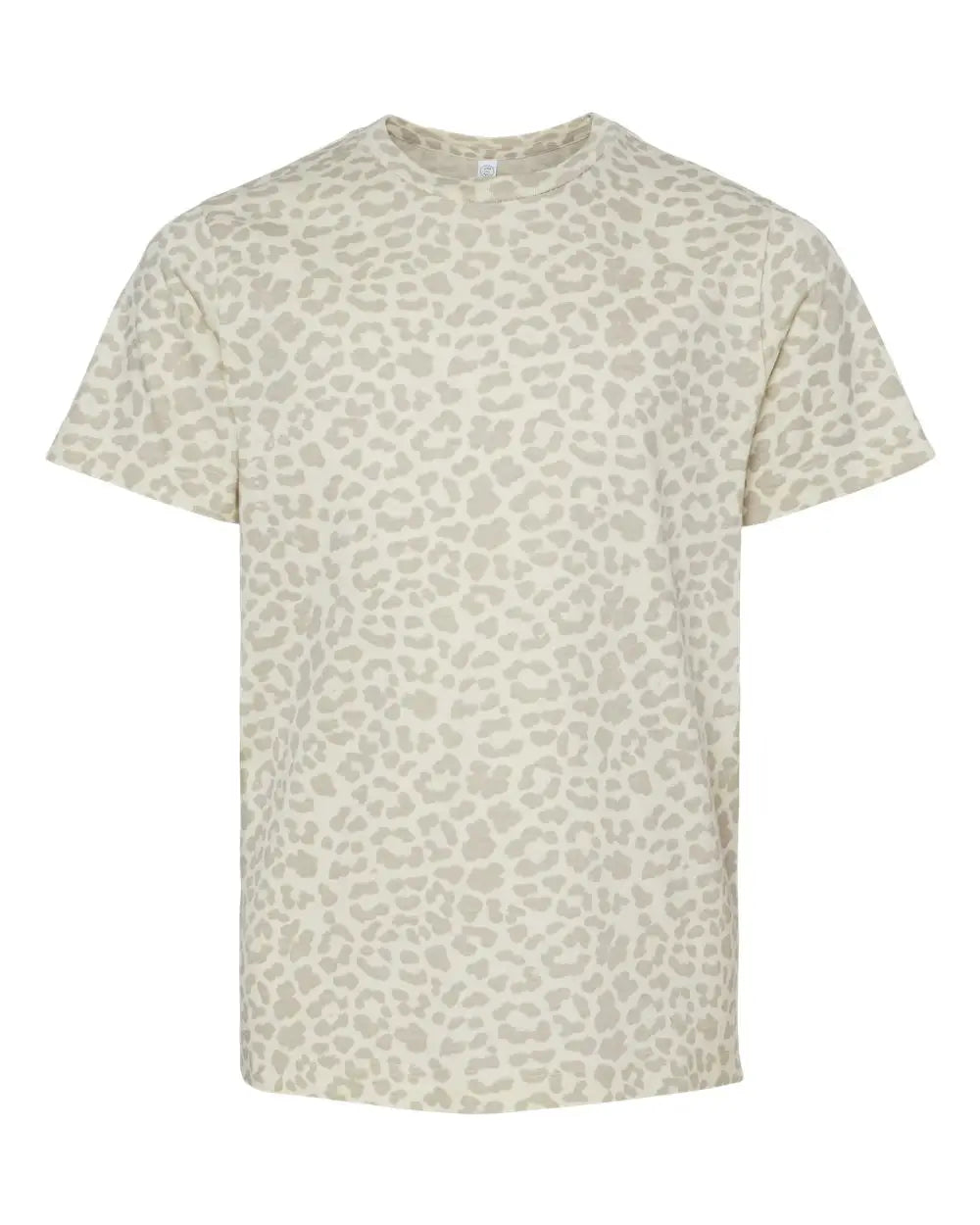 Lat 6101 Youth Fine Jersey Tee - Natural Leopard - Ivory / Xs