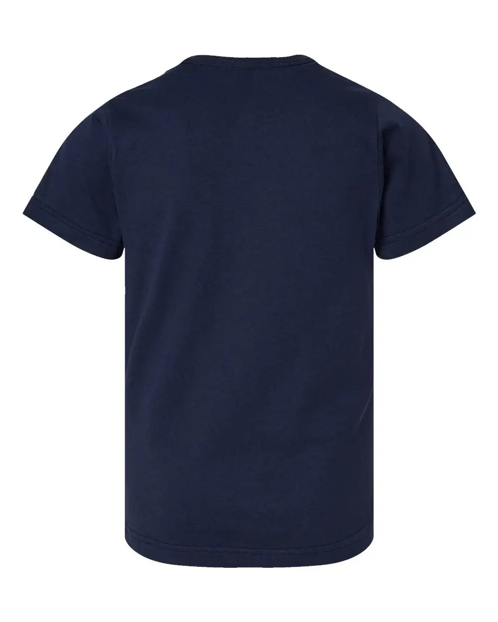 Lat 6101 Youth Fine Jersey Tee - Navy - Xs