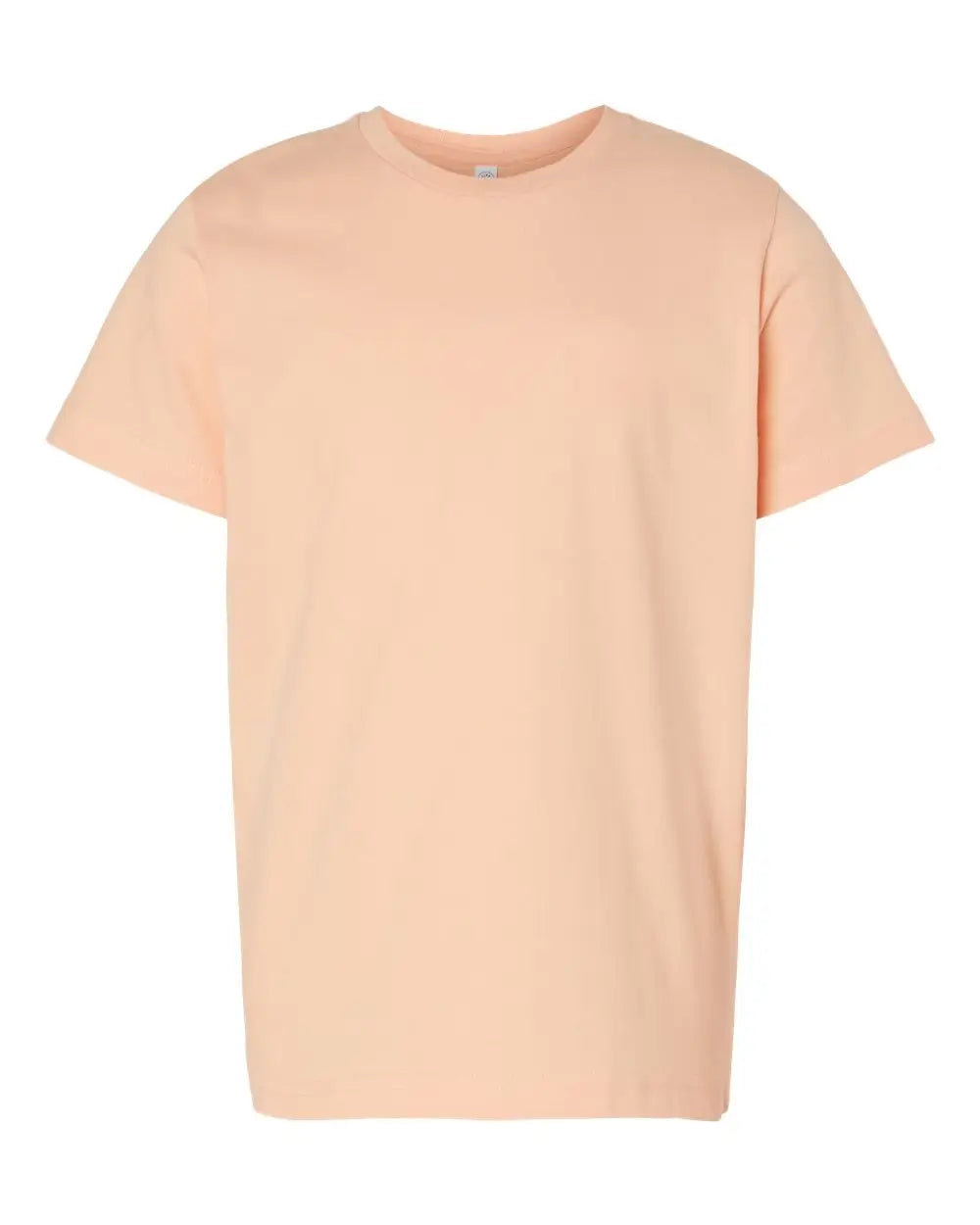 Lat 6101 Youth Fine Jersey Tee - Peachy - Orange / Xs