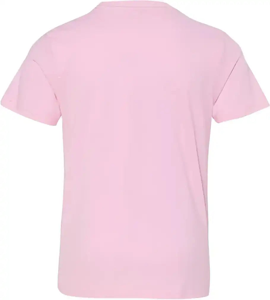 Lat 6101 Youth Fine Jersey Tee - Pink