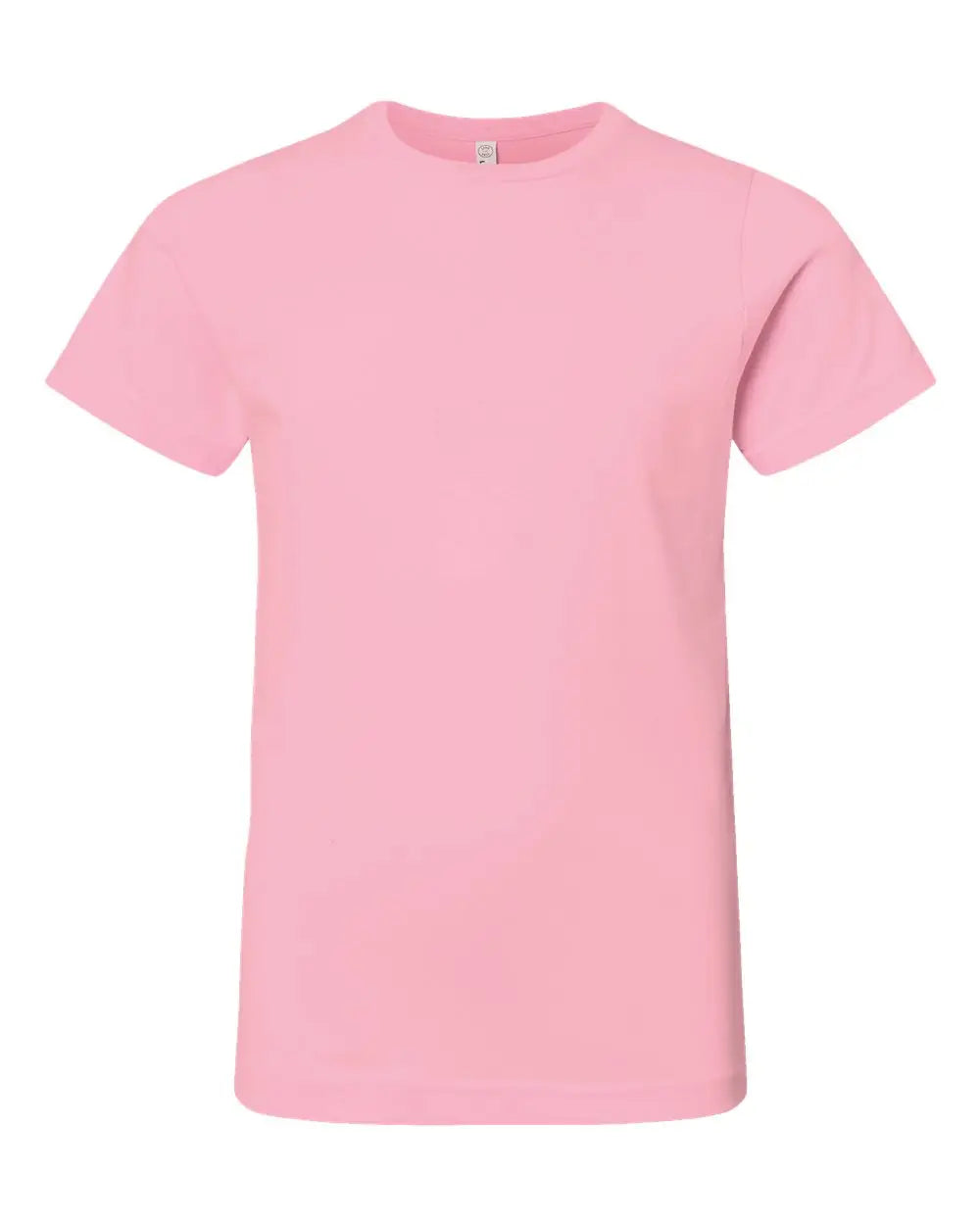 Lat 6101 Youth Fine Jersey Tee - Pink - Xs