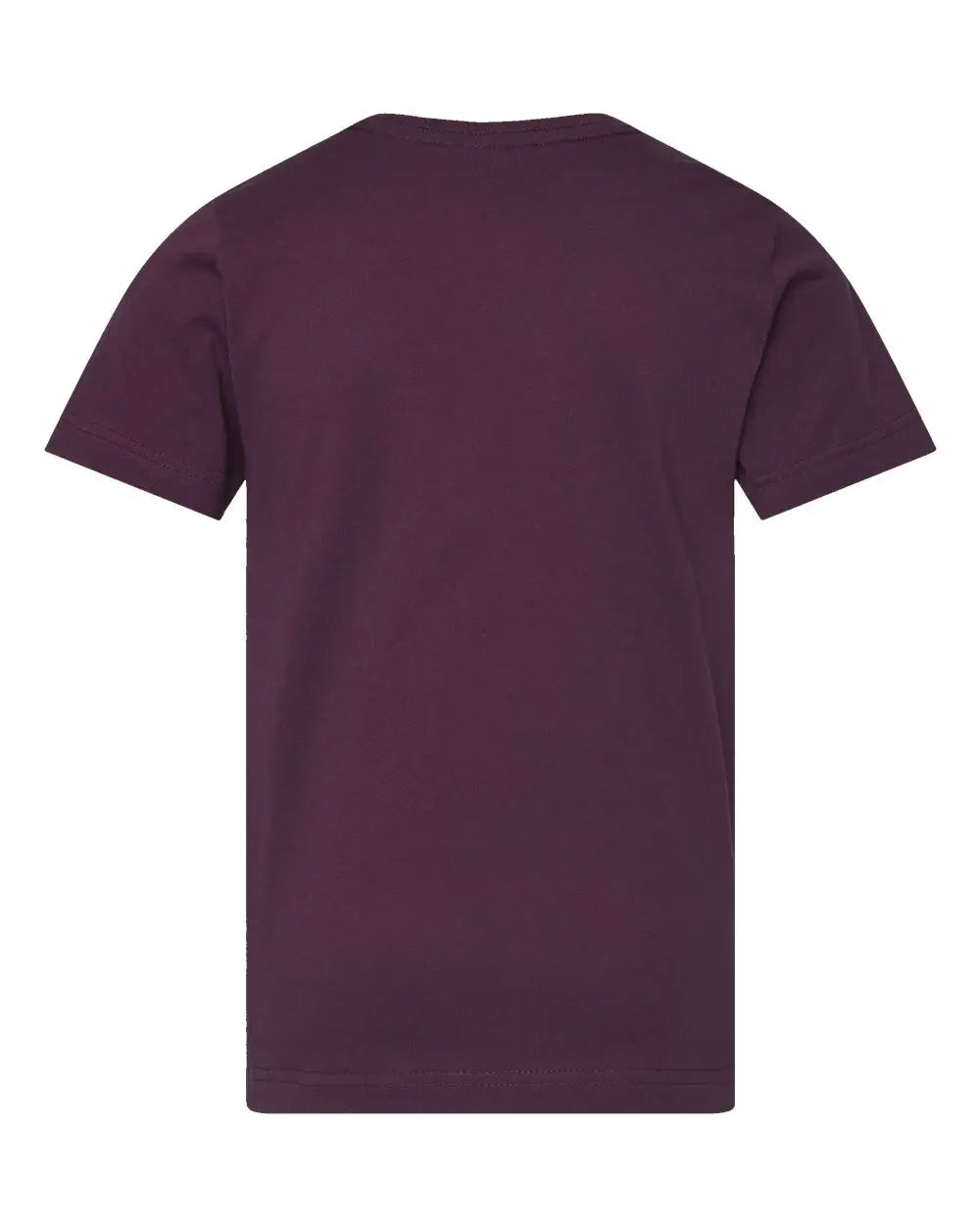 Lat 6101 Youth Fine Jersey Tee - Plum - Xs