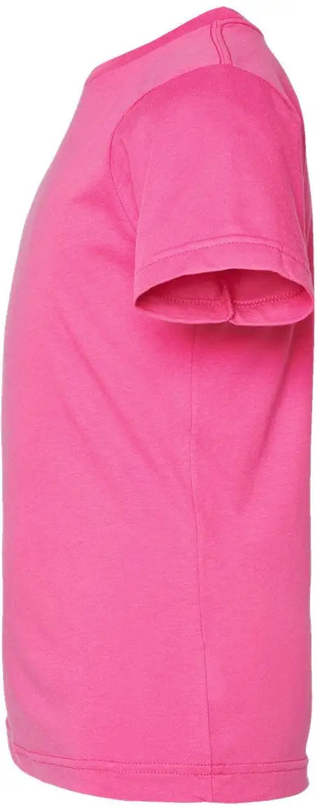 Lat 6101 Youth Fine Jersey Tee - Raspberry