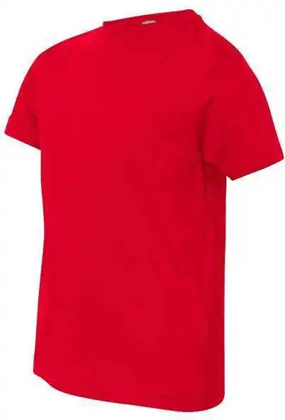 Lat 6101 Youth Fine Jersey Tee Red