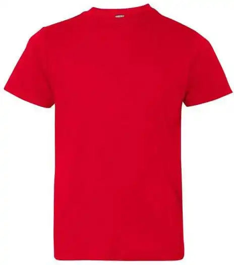 Lat 6101 Youth Fine Jersey Tee Red