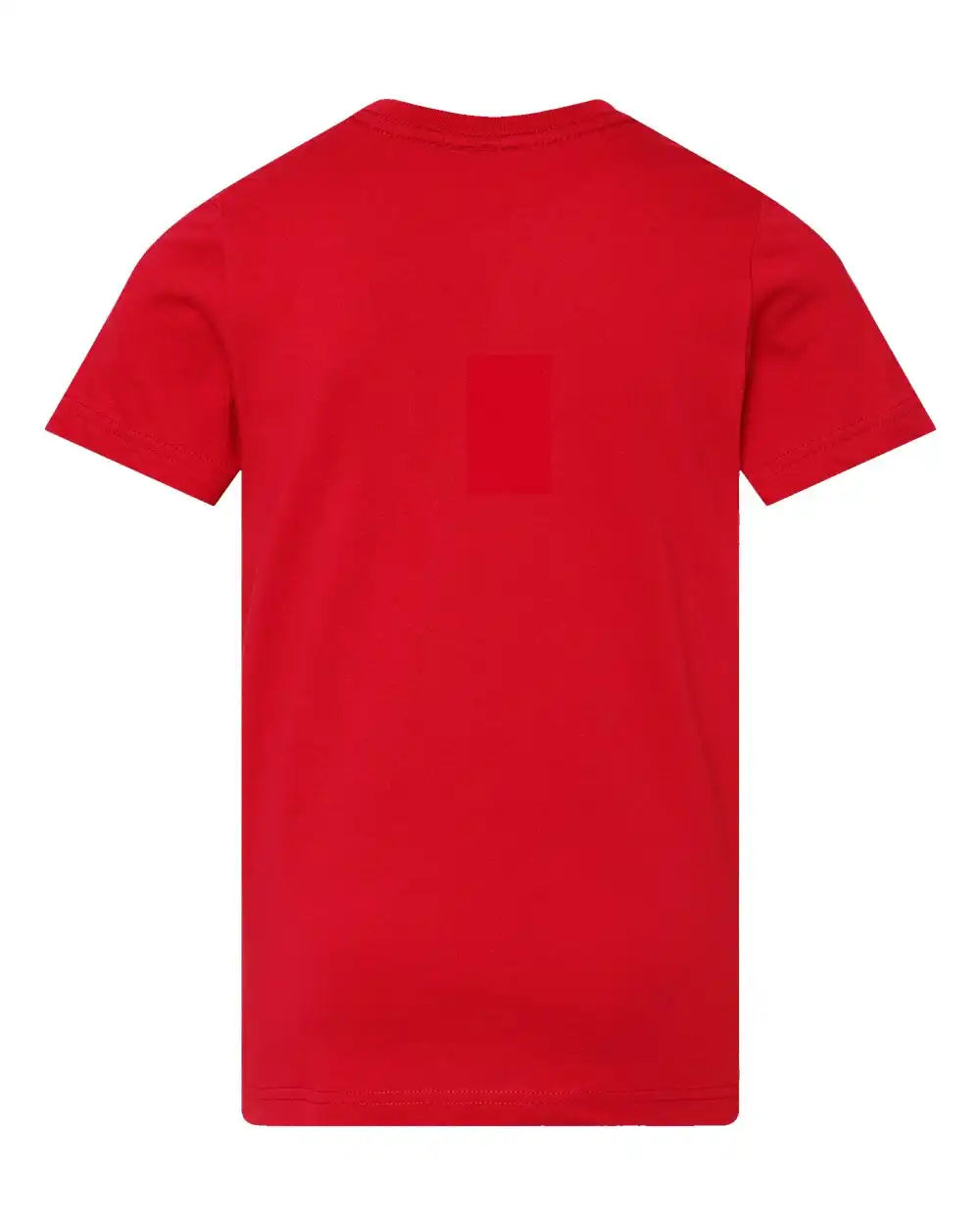Lat 6101 Youth Fine Jersey Tee - Red - Xs