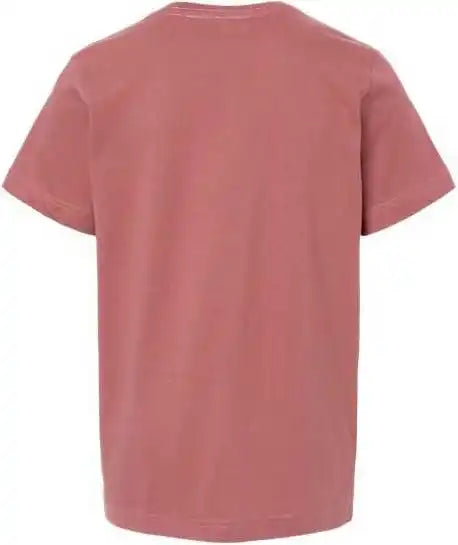 Lat 6101 Youth Fine Jersey Tee Rouge