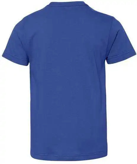 Lat 6101 Youth Fine Jersey Tee Royal