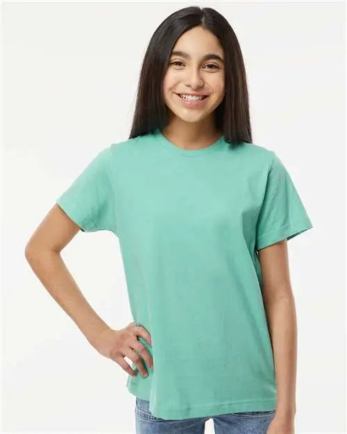 Lat 6101 Youth Fine Jersey Tee - Saltwater