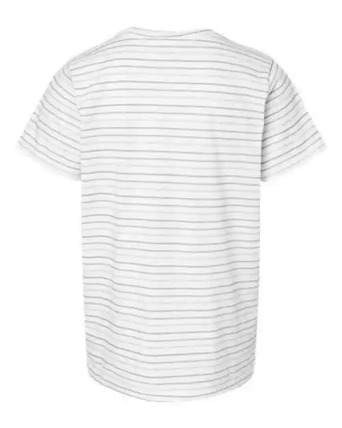 Lat 6101 Youth Fine Jersey Tee - Shadow Stripe