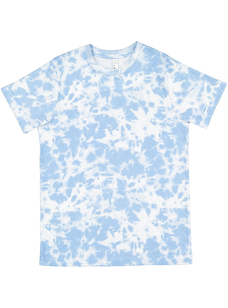 Lat 6101 Youth Fine Jersey Tee - Sky Tie Dye