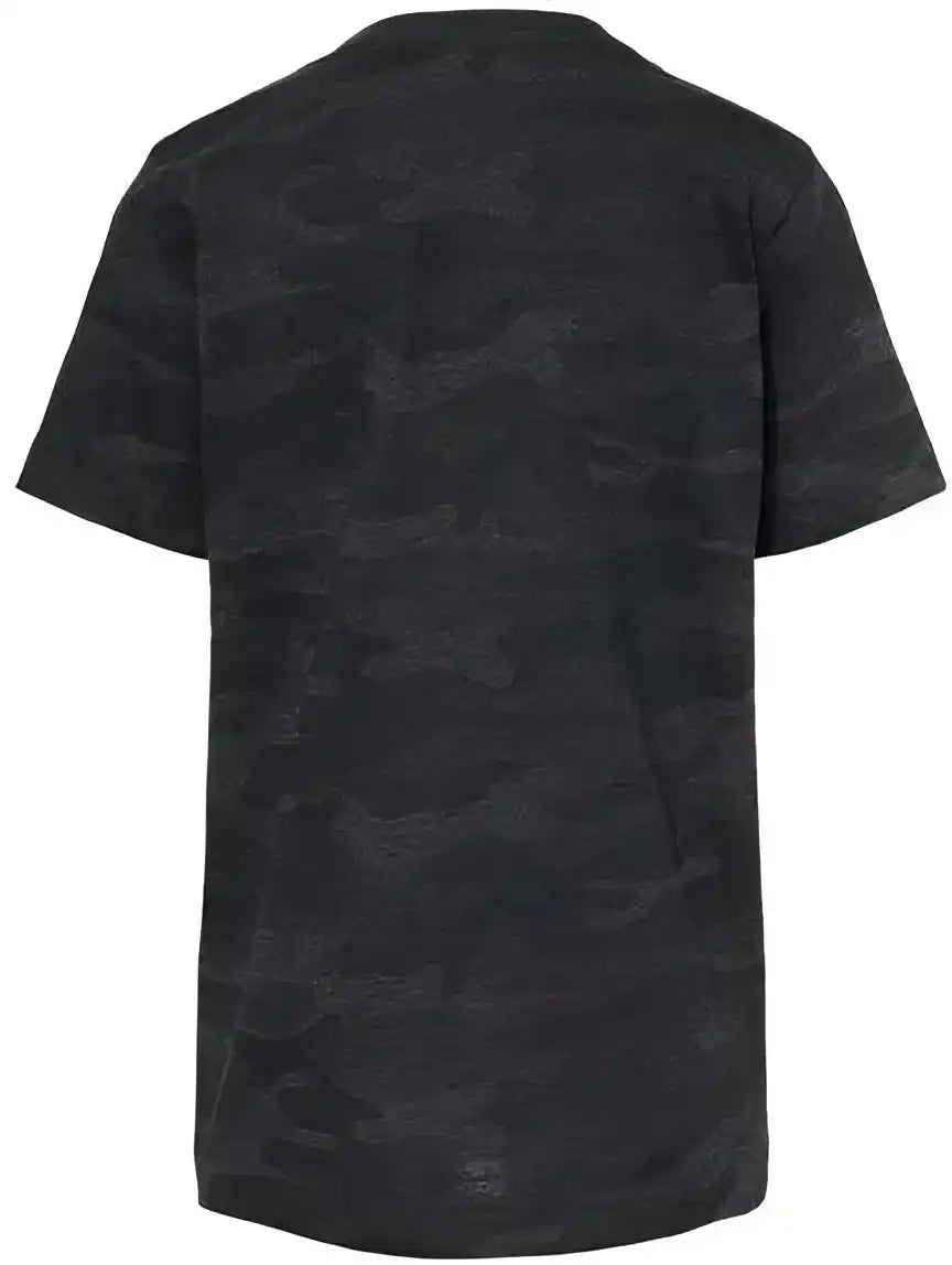Lat 6101 Youth Fine Jersey Tee Storm Camo
