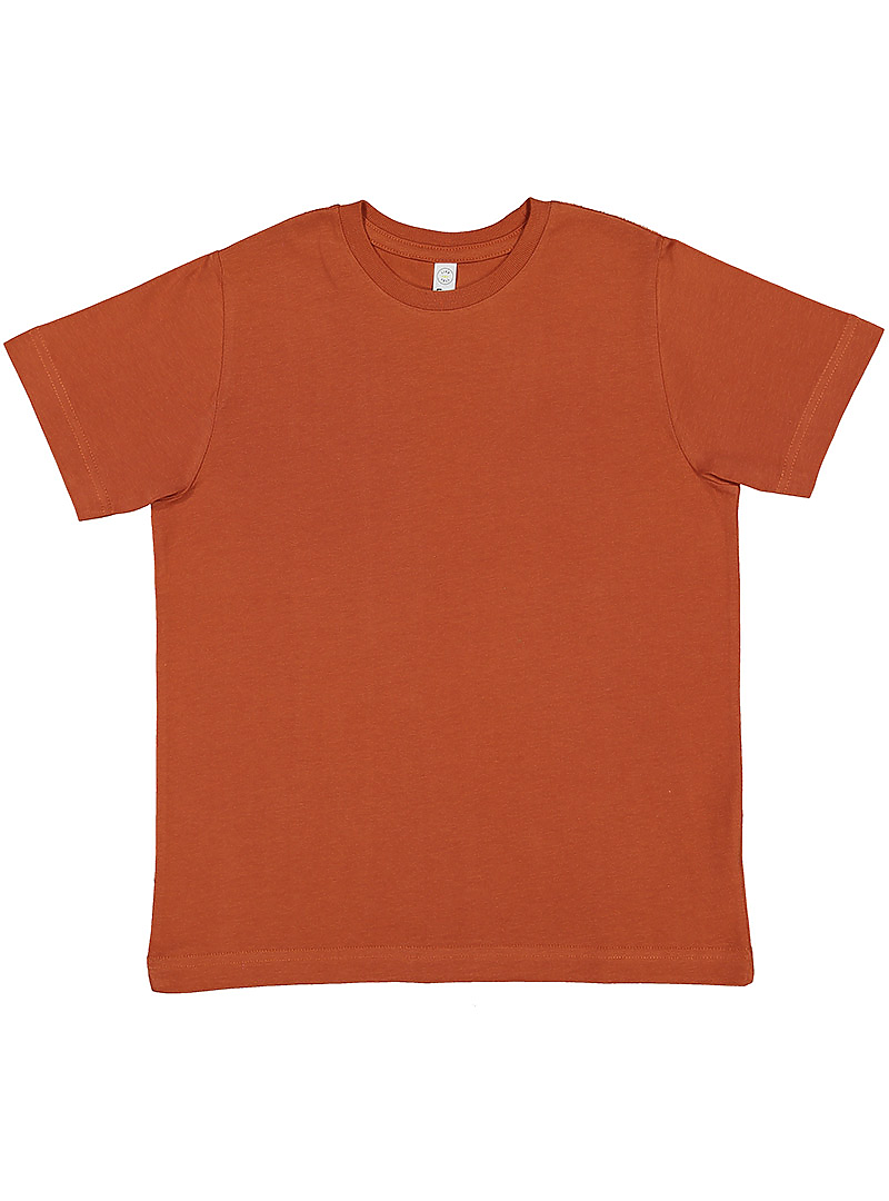 Lat 6101 Youth Fine Jersey Tee - Texas Orange
