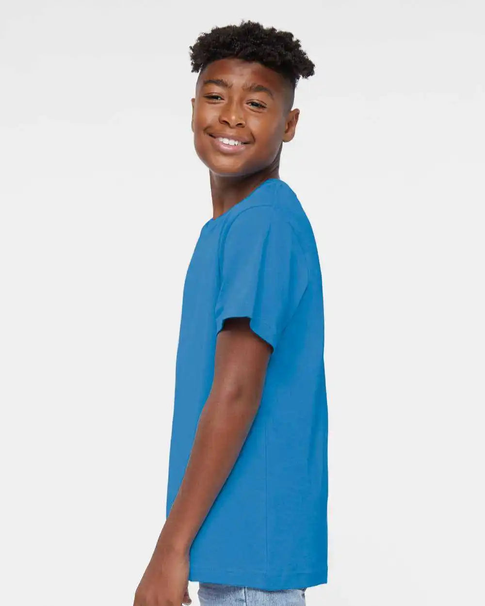 Lat 6101 Youth Fine Jersey Tee Tradewind