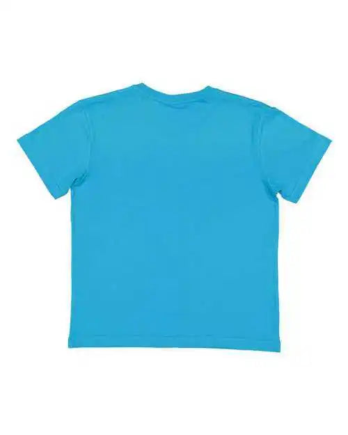Lat 6101 Youth Fine Jersey Tee Turquoise