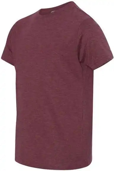 Lat 6101 Youth Fine Jersey Tee - Vintage Burgundy