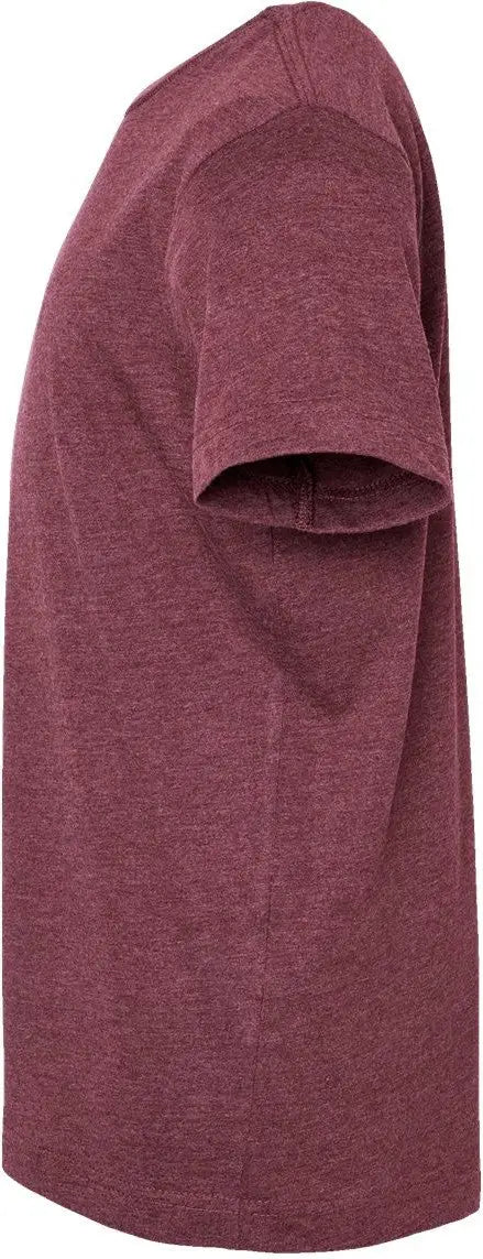 Lat 6101 Youth Fine Jersey Tee - Vintage Burgundy