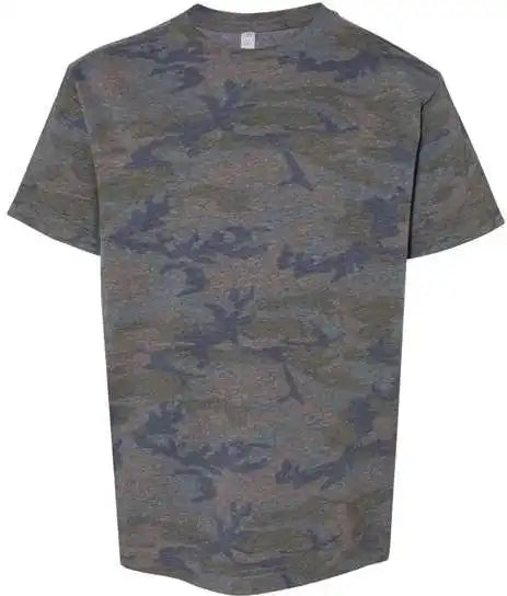 Lat 6101 Youth Fine Jersey Tee Vintage Camo