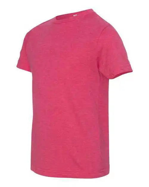 Lat 6101 Youth Fine Jersey Tee - Vintage Hot Pink