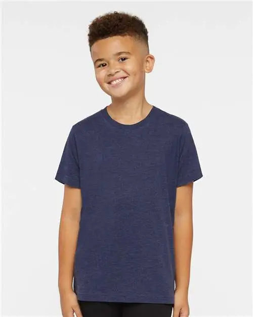 Lat 6101 Youth Fine Jersey Tee - Vintage True Navy
