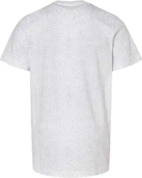 Lat 6101 Youth Fine Jersey Tee White Reptile