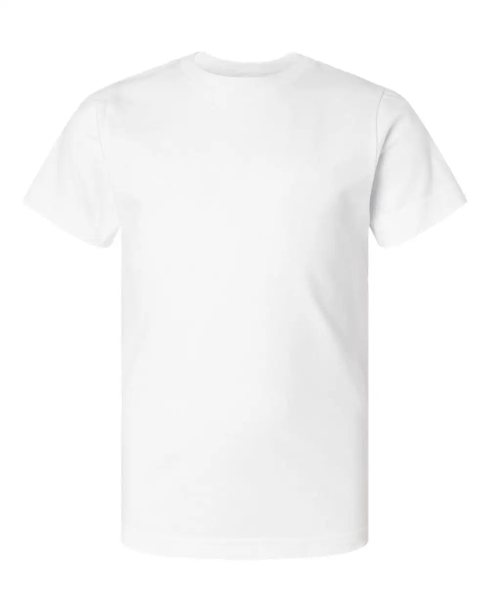 Lat 6101 Youth Fine Jersey Tee - White - Xs