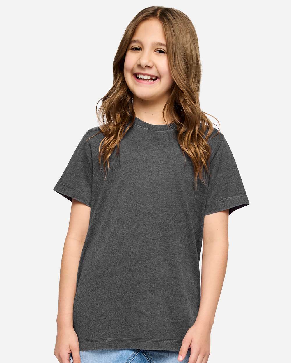 Lat 6102 Youth Vintage Wash Tee - Washed Black