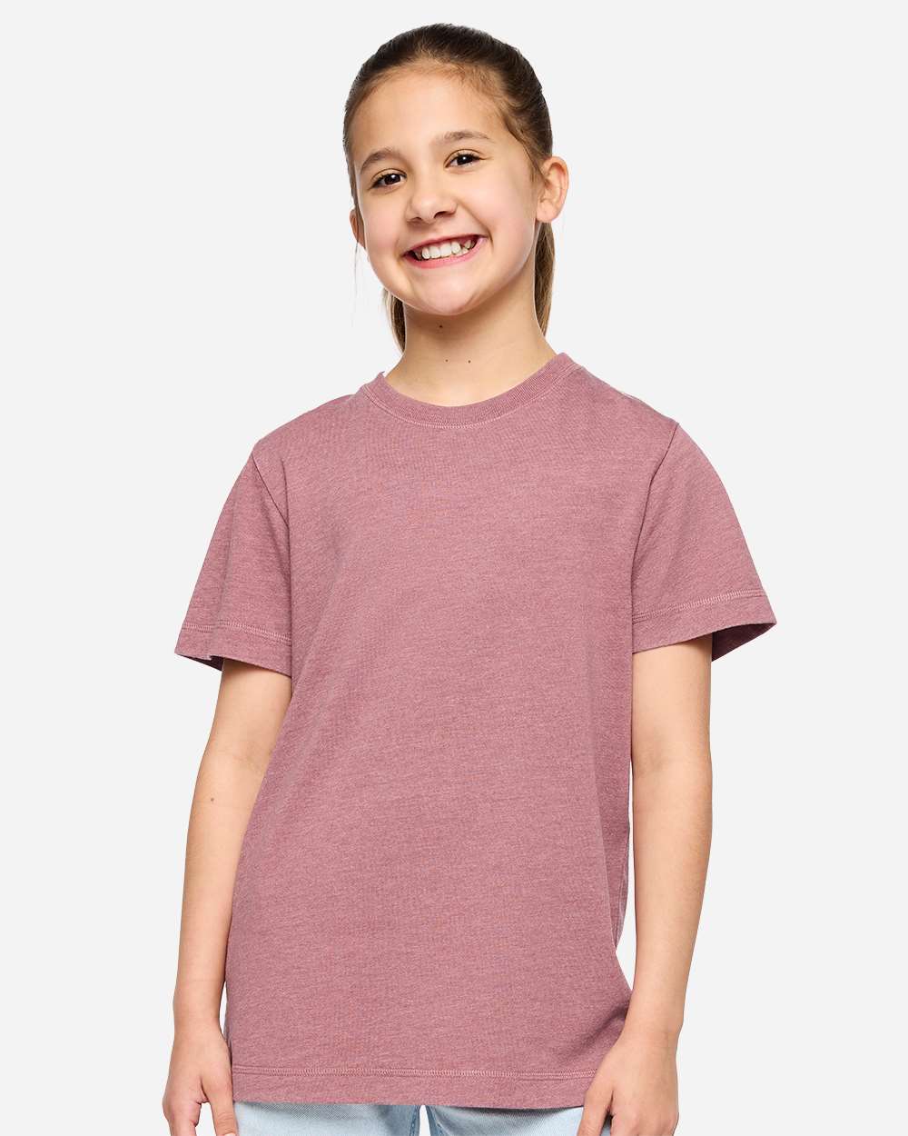 Lat 6102 Youth Vintage Wash Tee - Washed Mauvelous