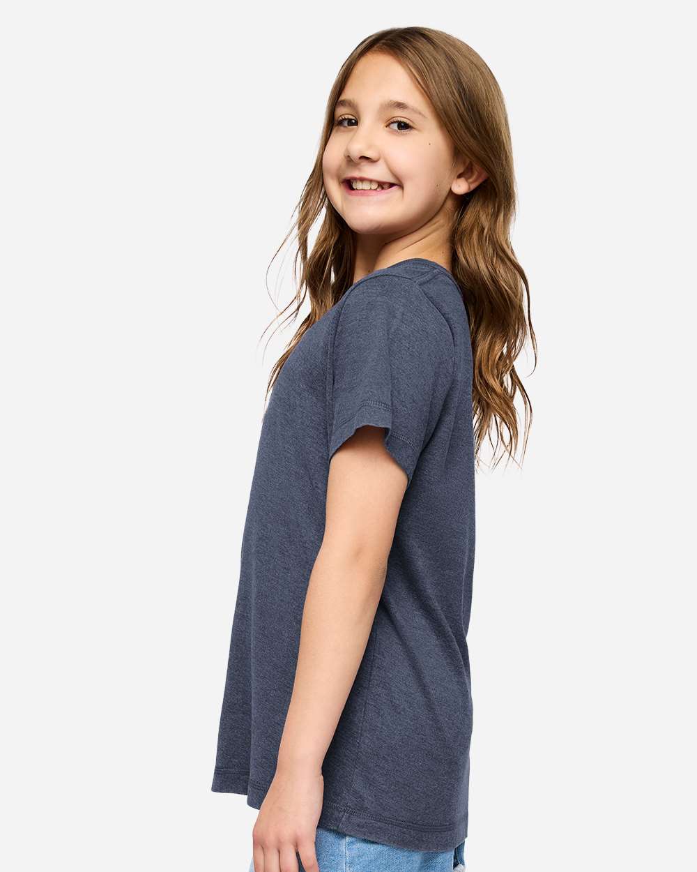 Lat 6102 Youth Vintage Wash Tee - Washed Navy