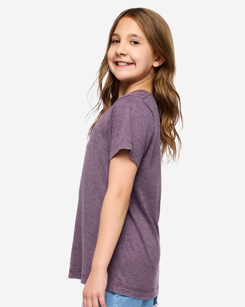Lat 6102 Youth Vintage Wash Tee - Washed Plum