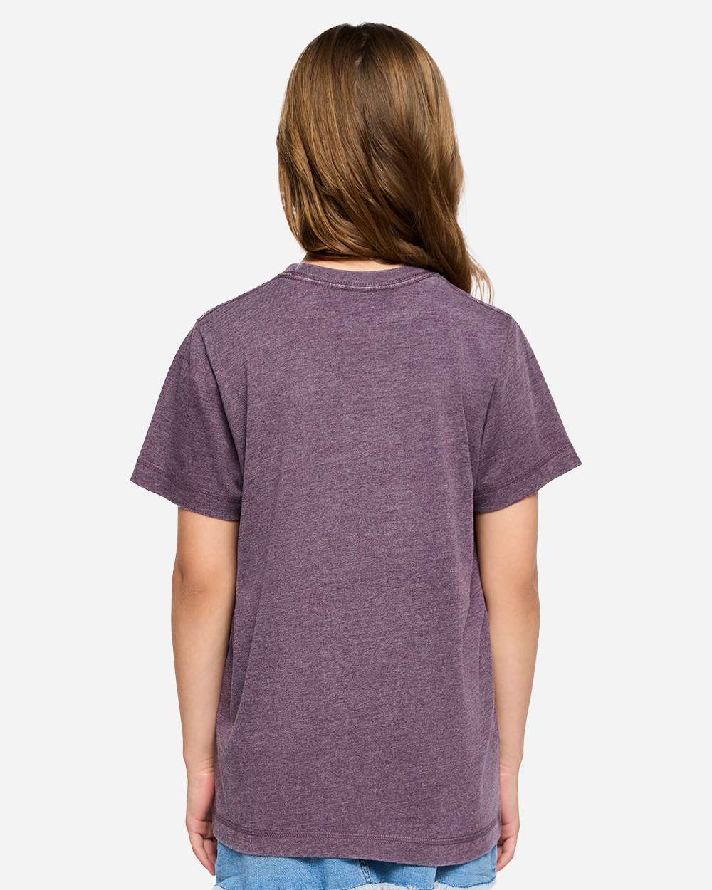 Lat 6102 Youth Vintage Wash Tee - Washed Plum