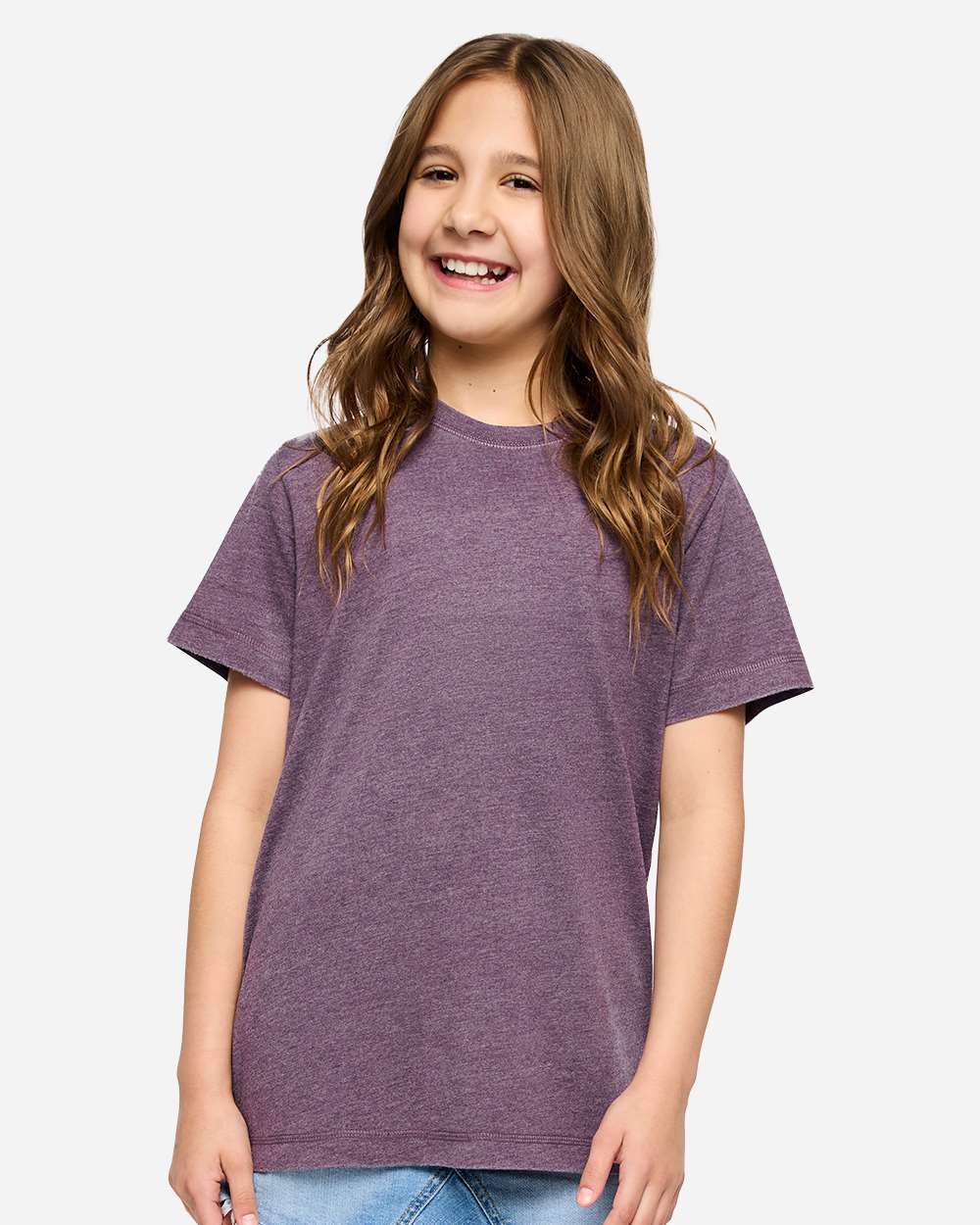 Lat 6102 Youth Vintage Wash Tee - Washed Plum
