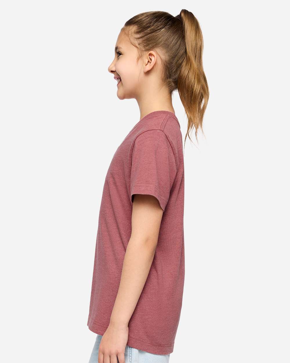 Lat 6102 Youth Vintage Wash Tee - Washed Rouge