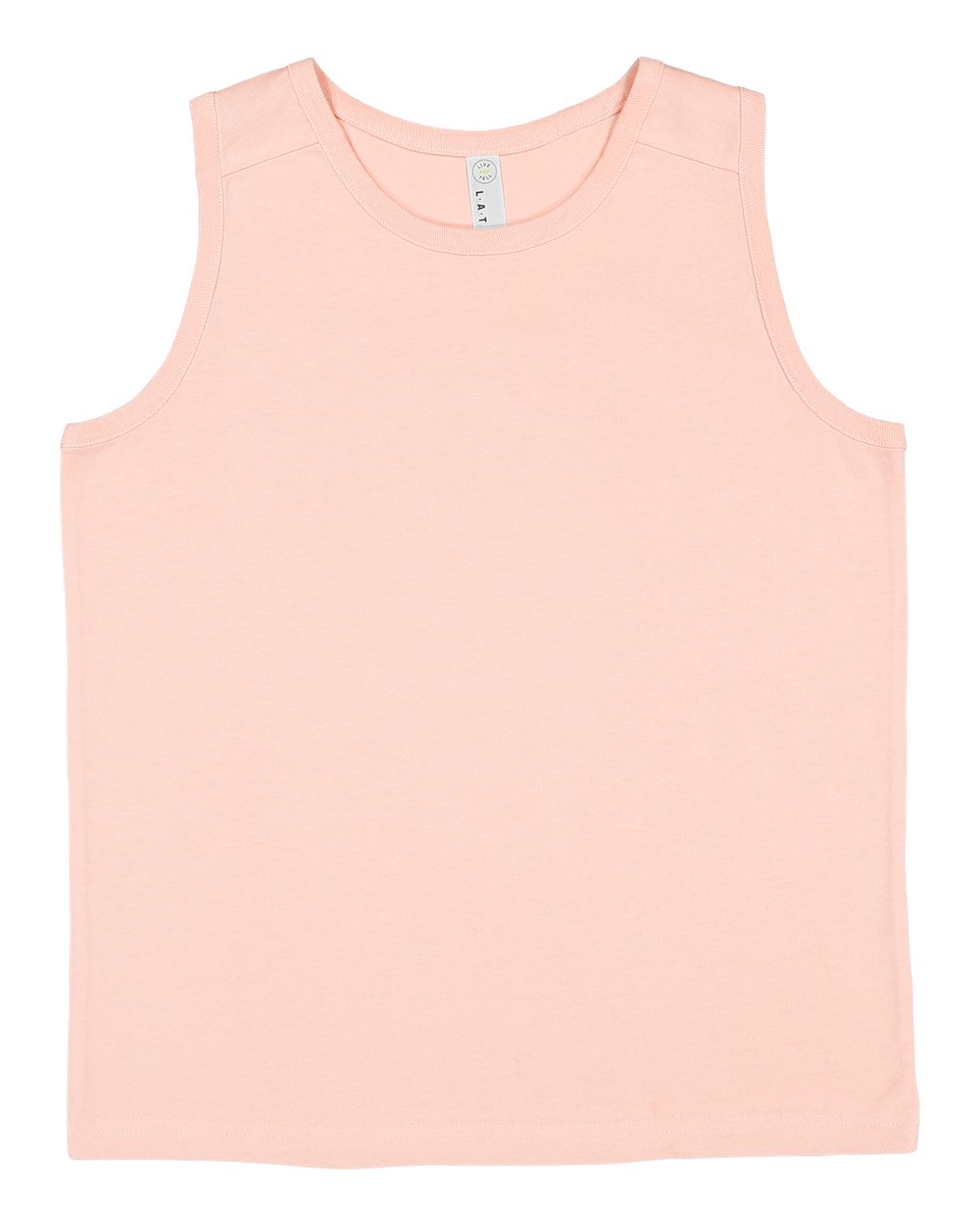Lat 6123 Youth Fine Jersey Tank Top - Blush