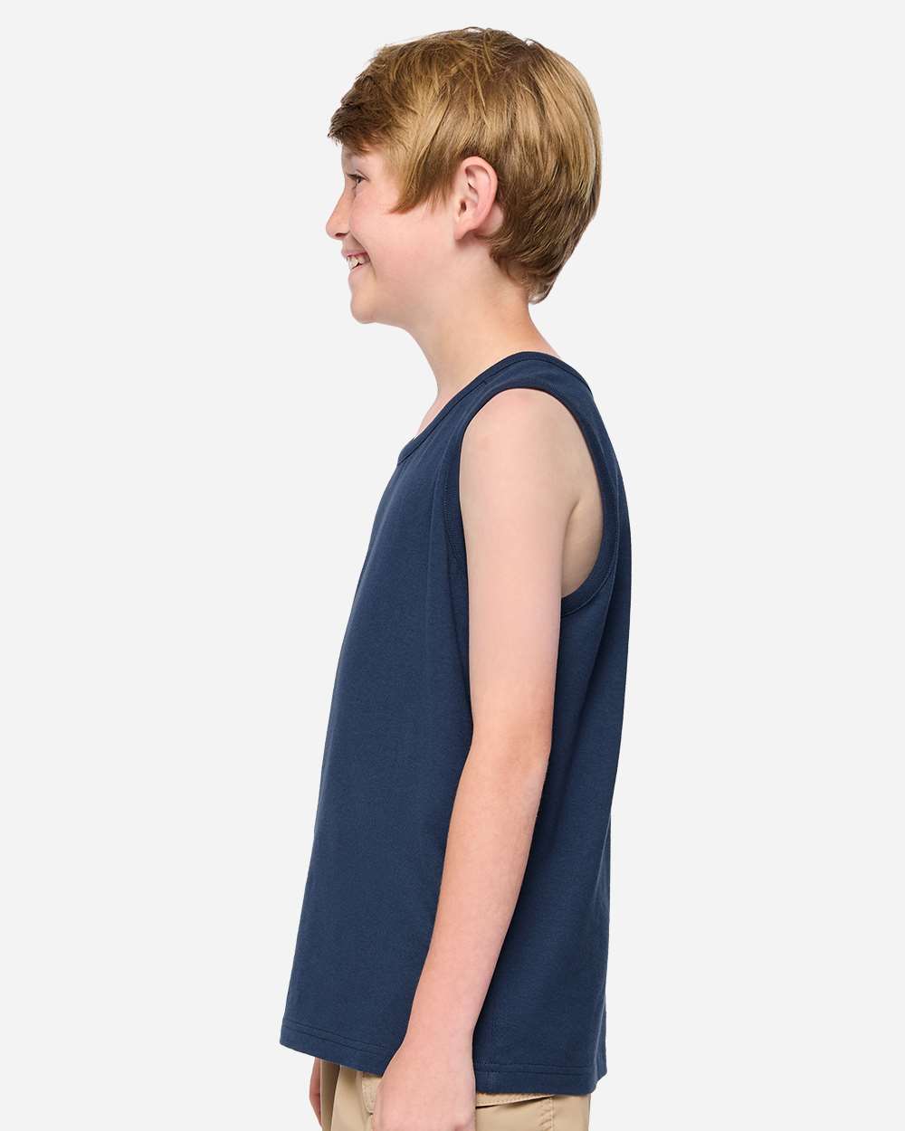 Lat 6123 Youth Fine Jersey Tank Top - Denim
