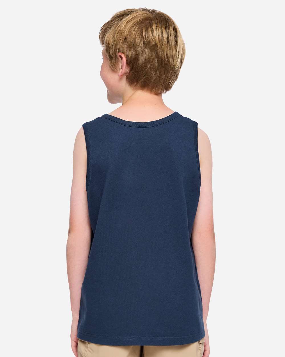 Lat 6123 Youth Fine Jersey Tank Top - Denim