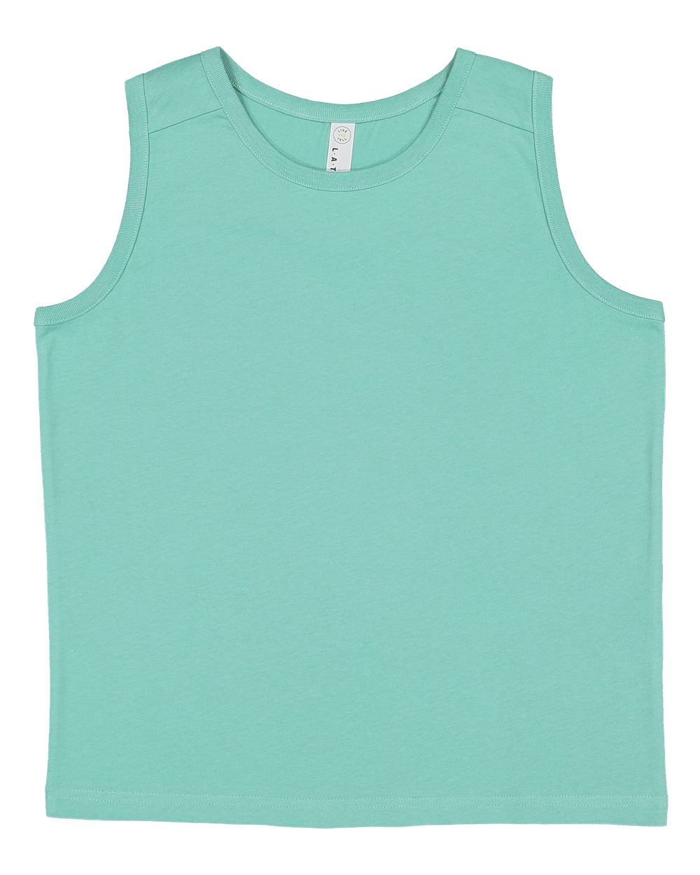 Lat 6123 Youth Fine Jersey Tank Top - Saltwater