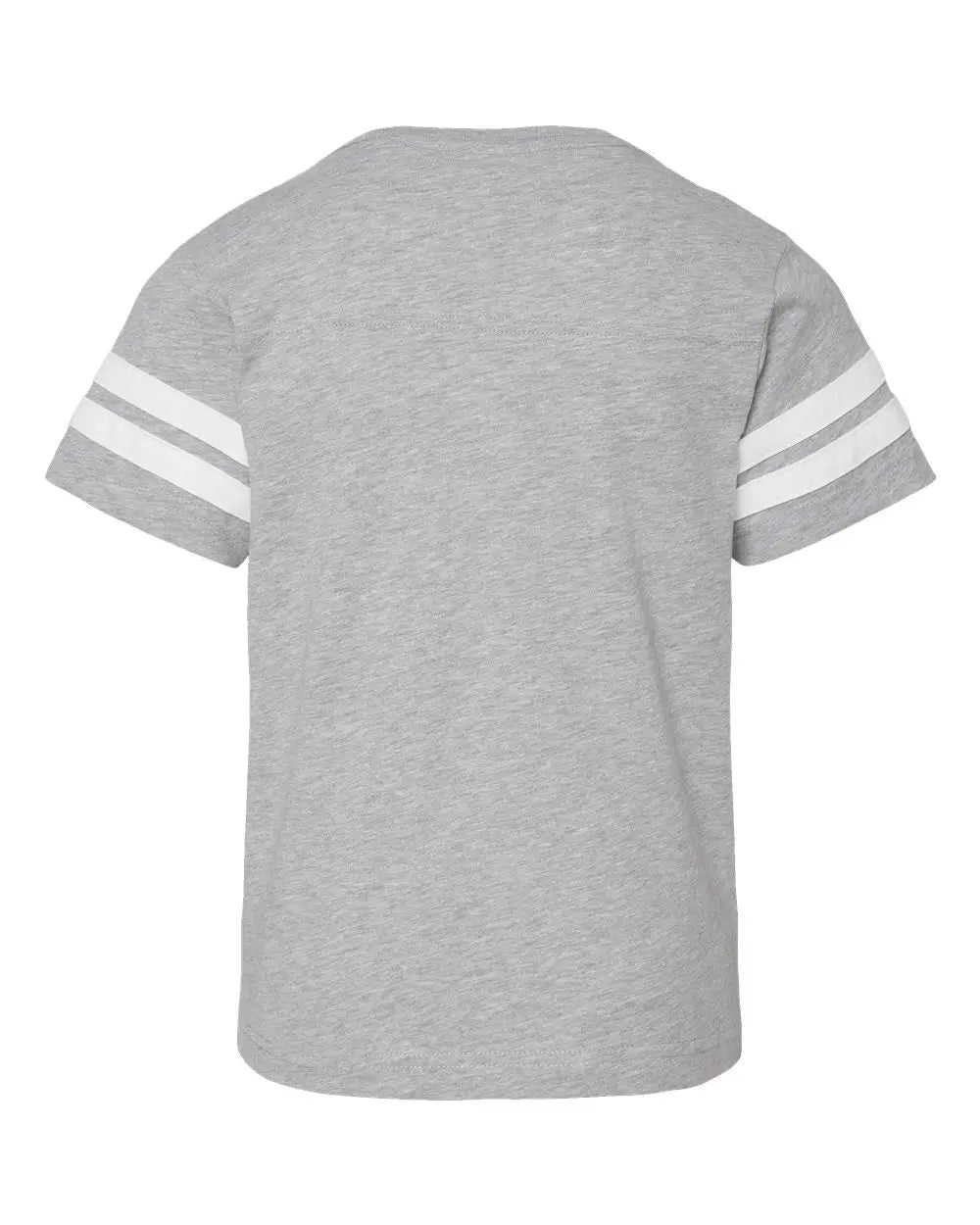 Lat 6137 Youth Football Fine Jersey Tee - Vintage Heather White