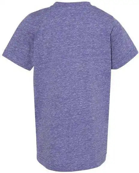 Lat 6191 Youth Harborside Melange T-shirt - Purple