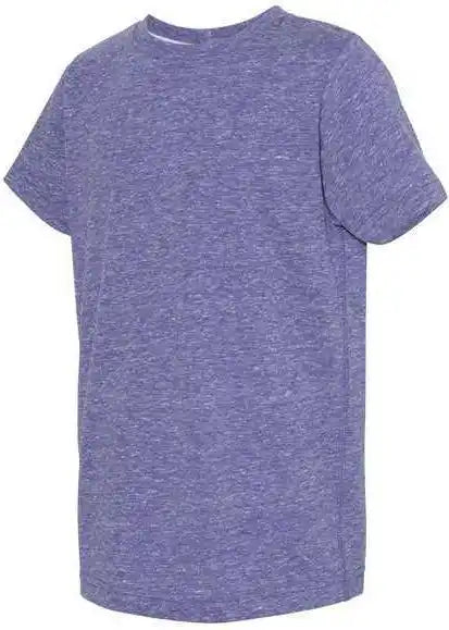 Lat 6191 Youth Harborside Melange T-shirt - Purple