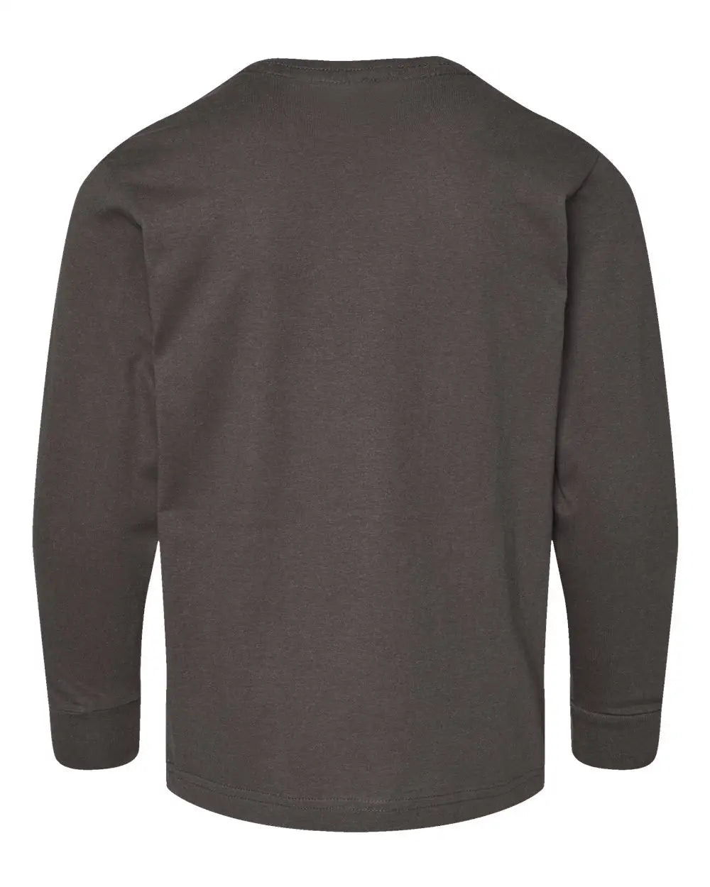 Lat 6201l Youth Fine Jersey Long Sleeve Tee - 6201 - Charcoal