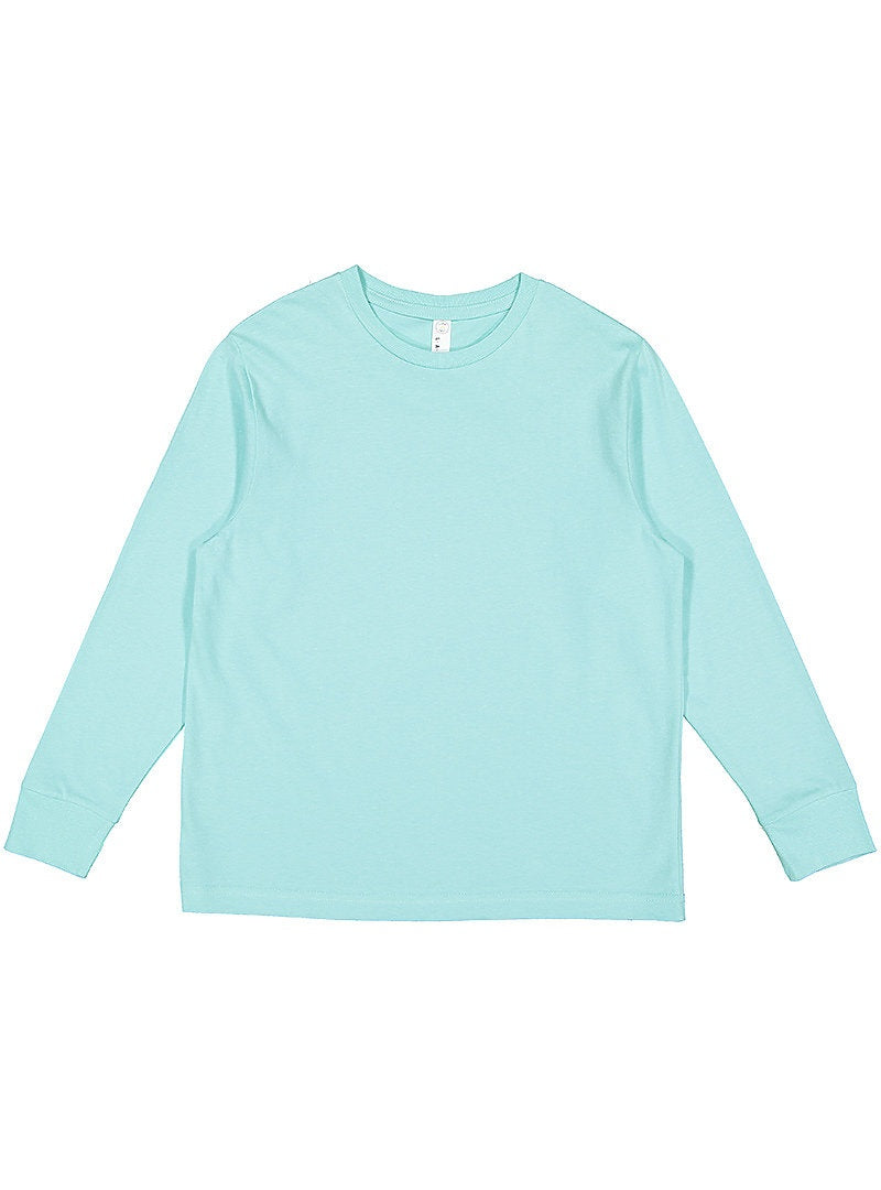 Lat 6201l Youth Fine Jersey Long Sleeve Tee - 6201 - Chill