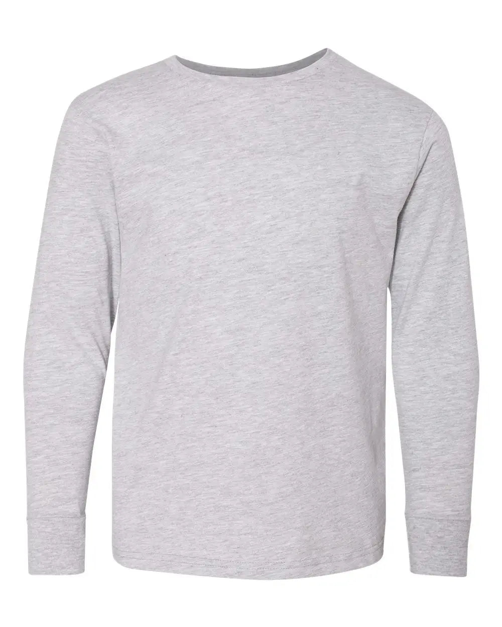Lat 6201l Youth Fine Jersey Long Sleeve Tee - 6201 - Heather