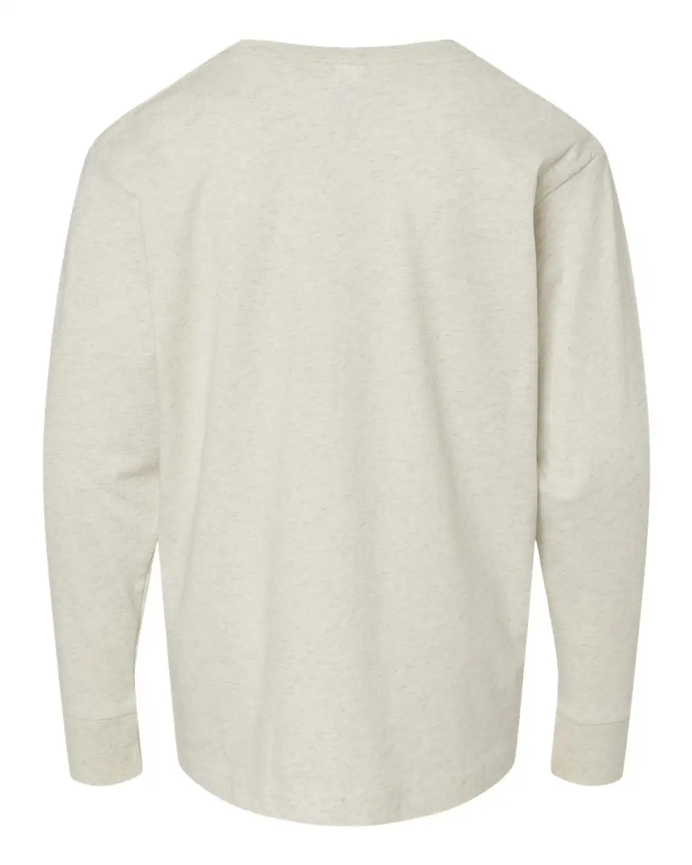 Lat 6201l Youth Fine Jersey Long Sleeve Tee - 6201 - Natural Heather