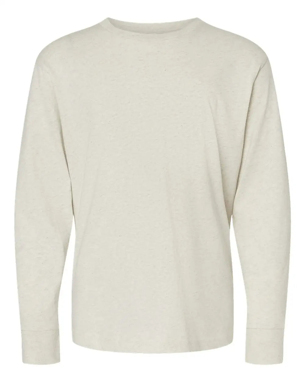 Lat 6201l Youth Fine Jersey Long Sleeve Tee - 6201 - Natural Heather - Xs