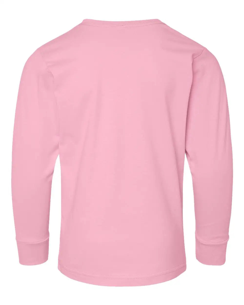 Lat 6201l Youth Fine Jersey Long Sleeve Tee - 6201 - Pink