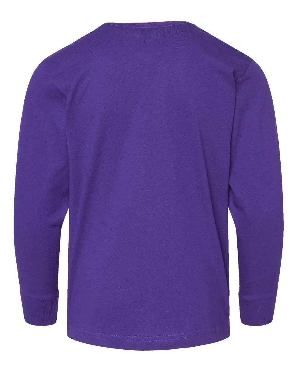 Lat 6201l Youth Fine Jersey Long Sleeve Tee - 6201 - Purple