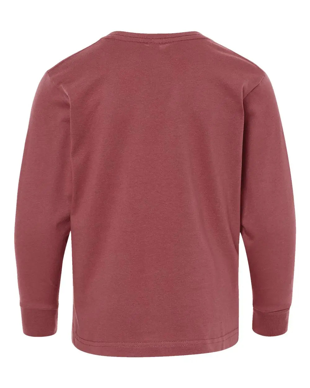 Lat 6201l Youth Fine Jersey Long Sleeve Tee - 6201 - Rouge