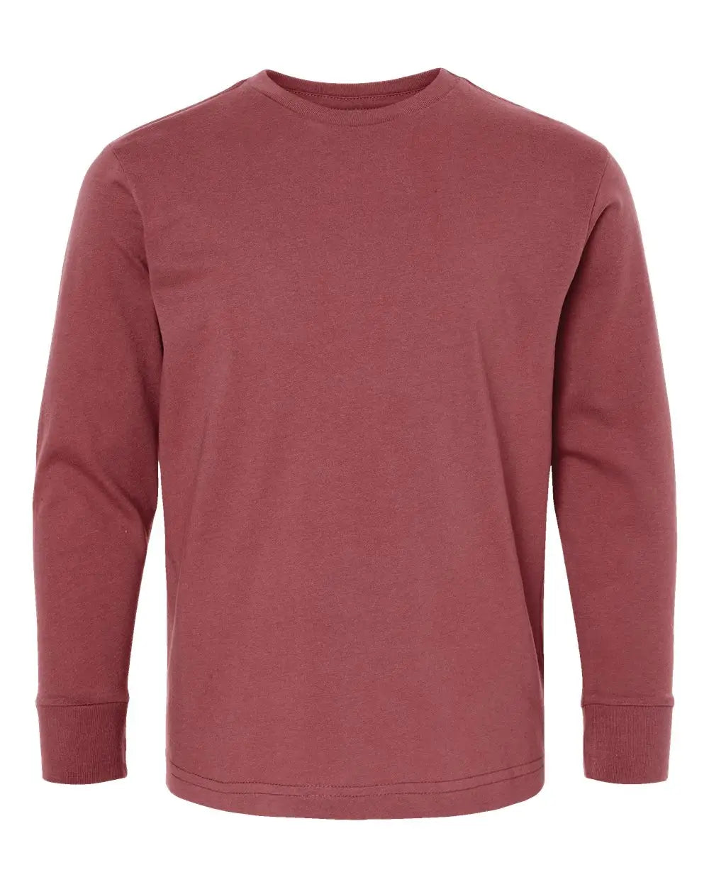 Lat 6201l Youth Fine Jersey Long Sleeve Tee - 6201 - Rouge - Xs